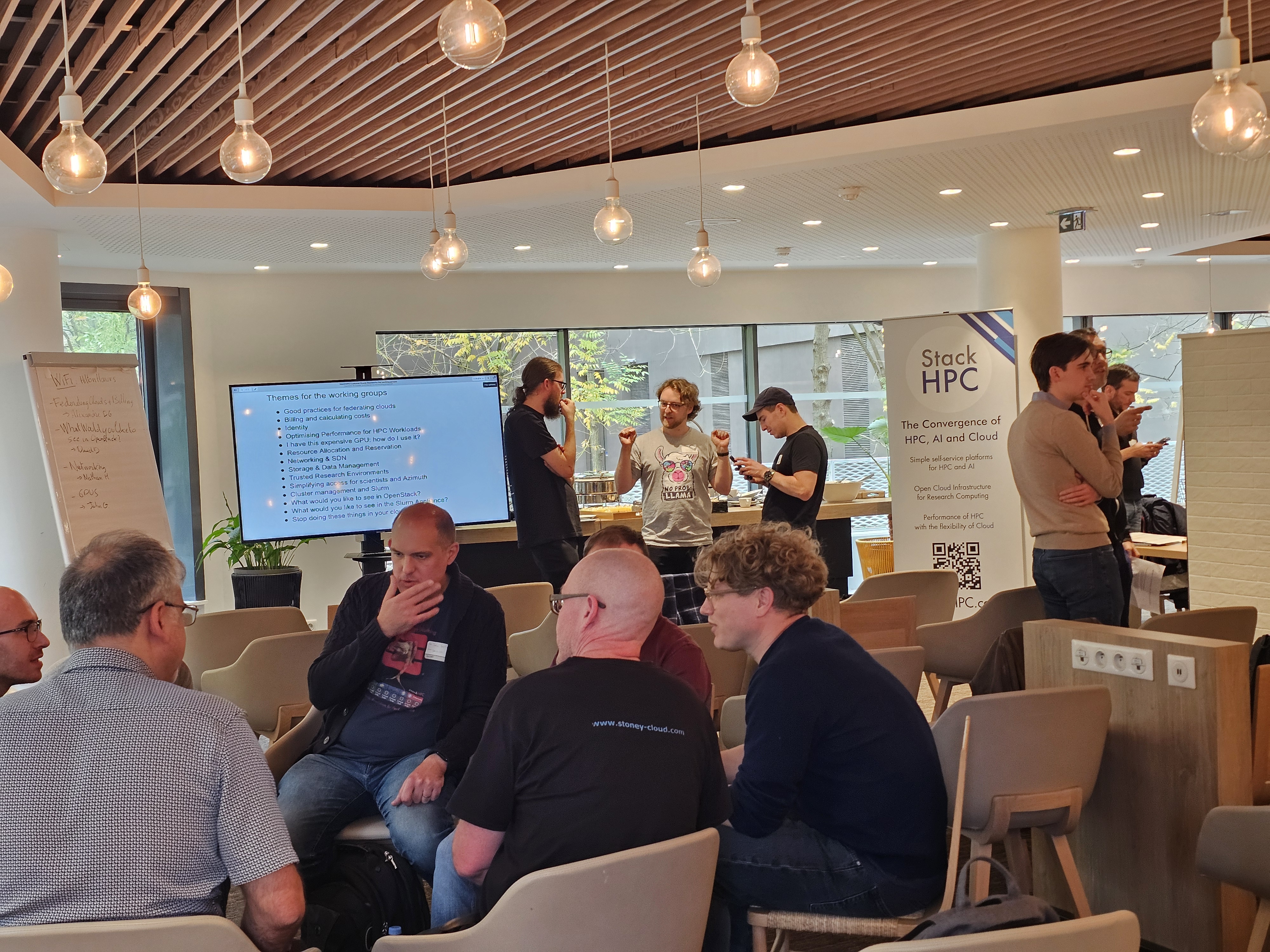 Bringing customers and colleagues together for a workshop session at our client event.