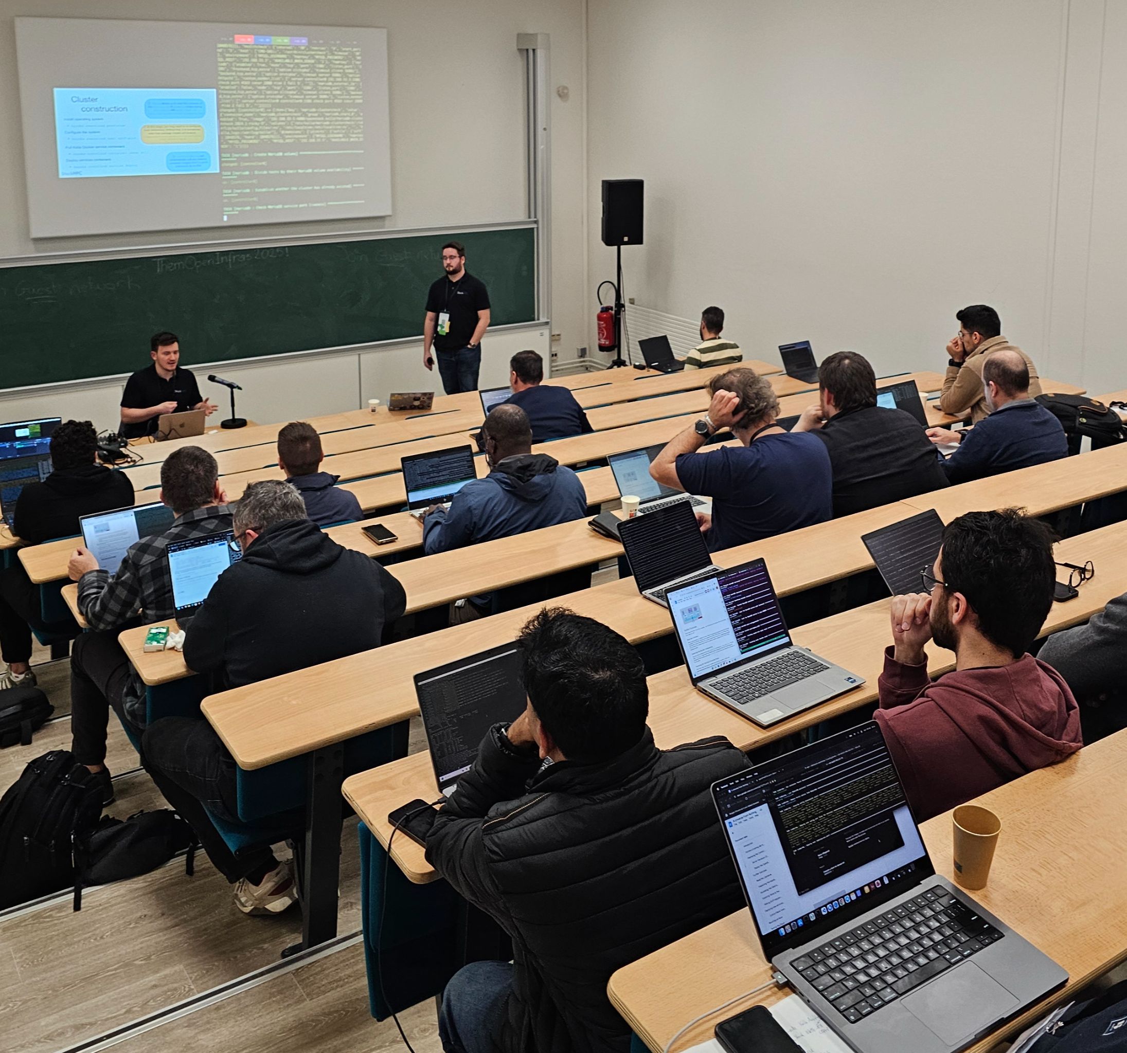 Our in-person ‘A Universe from Nothing’ workshop at the OpenInfra Summit.